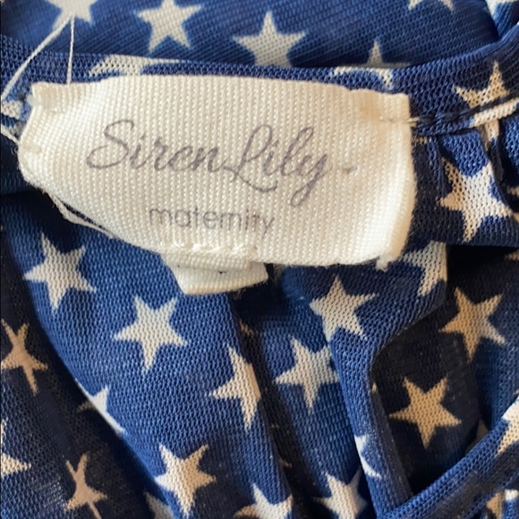 Smocked maternity babydoll top sheer - Picture 4 of 4